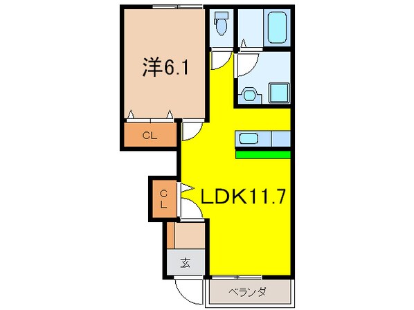 フィオーレの物件間取画像